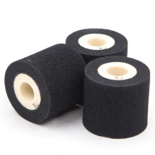 XJ type 36mmx32mm black dry solid melt ink roller for batch date coding machine hot ink roll